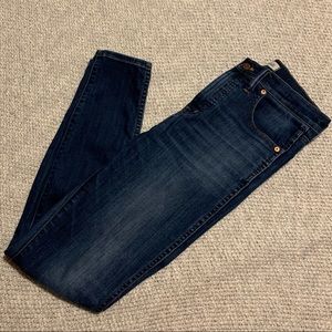 Madewell Medium Dark Wash High Waisted Jeans